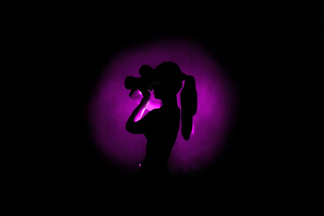Photographer silhouette